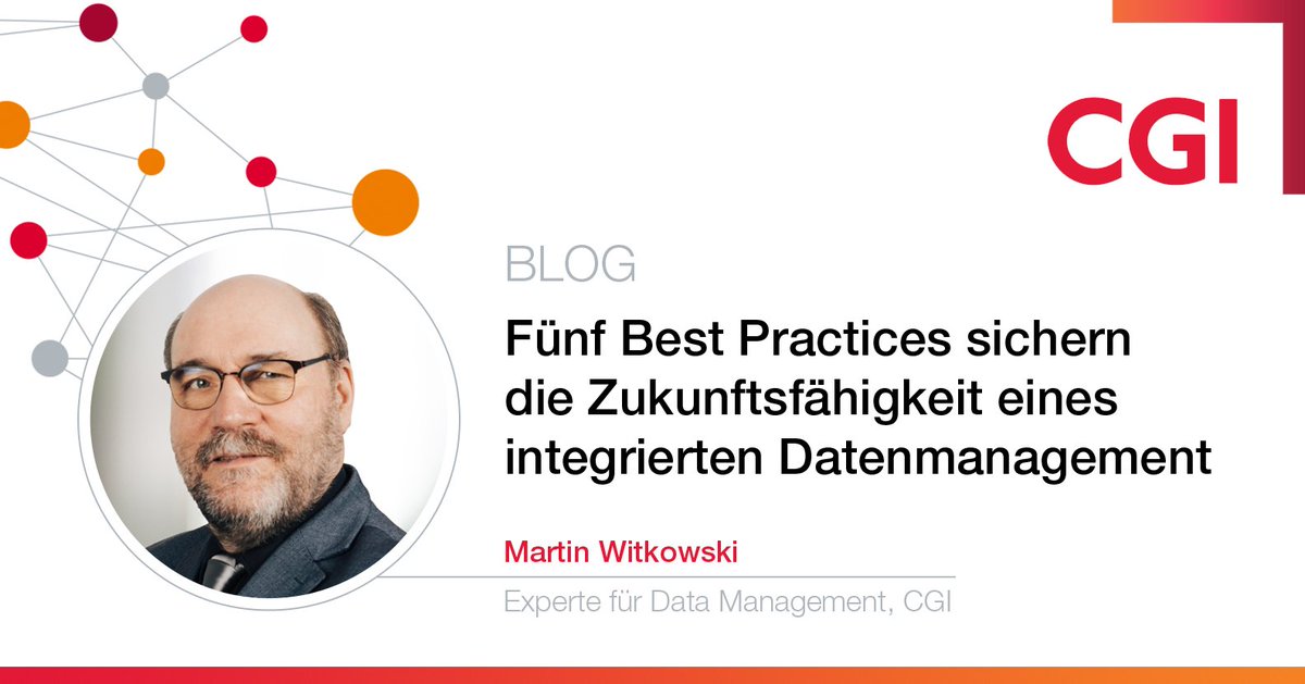 Änderungen am Geschäftsmodell im Zuge der digitalen Transformation ziehen für Unternehmen immer Herausforderungen nach sich. Eine davon ist die Integration großer Datenmengen. Martin Witkowski zeigt fünf Best Practices de.cgi.com/de/blog/integr…