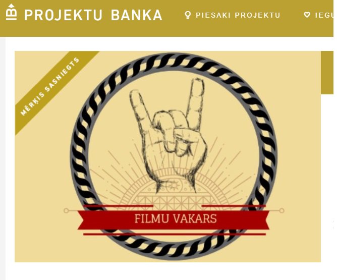 Mērķis sasniegts! Šonedēļ jau otrs sekmīgi finansētais projekts Projektubanka.lv un tas ir  Interaktīvais teātris Filmu Vakars. Apsveicam un liels paldies visiem atbalstītājiem! projektubanka.lv/projects/inter…