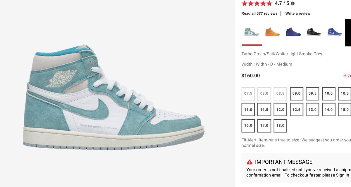 air jordan 1 turbo green restock