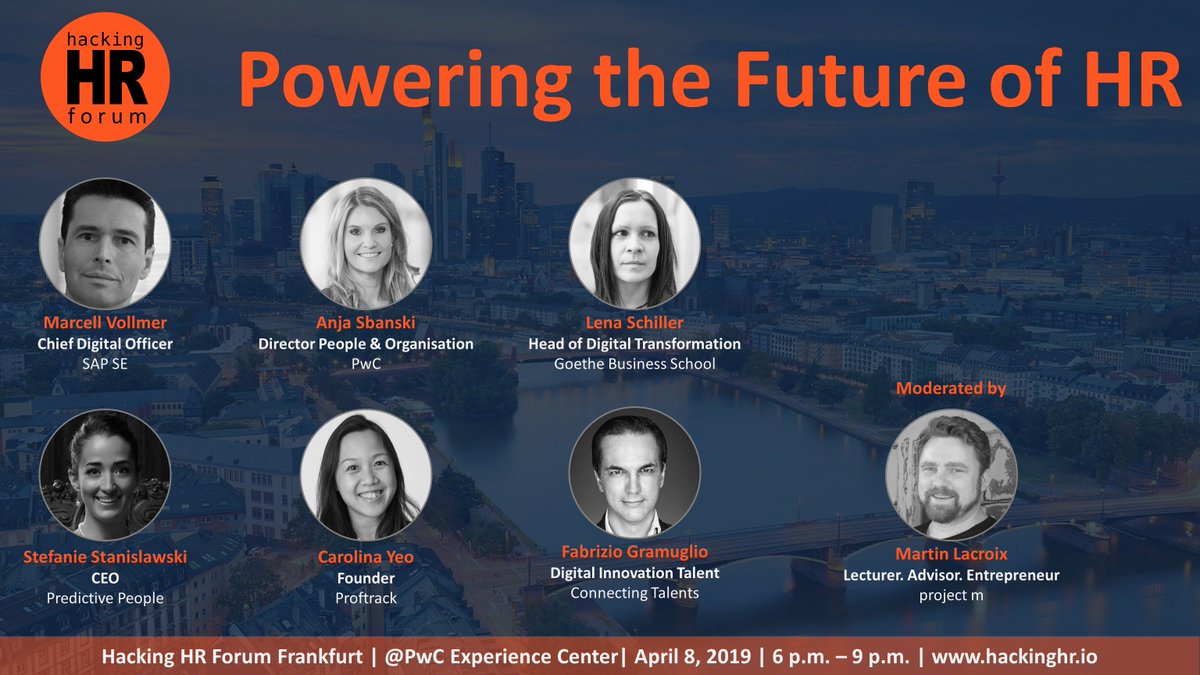 How is AI changing HR and its environment? How can we hack the transformation to assure growth in the workplace? These and more topics at <a href="/hacking_hr/">Hacking HR</a> #frankfurt. Save the date: 8th April !! #hacking #futureofwork #artificialintelligence #future
