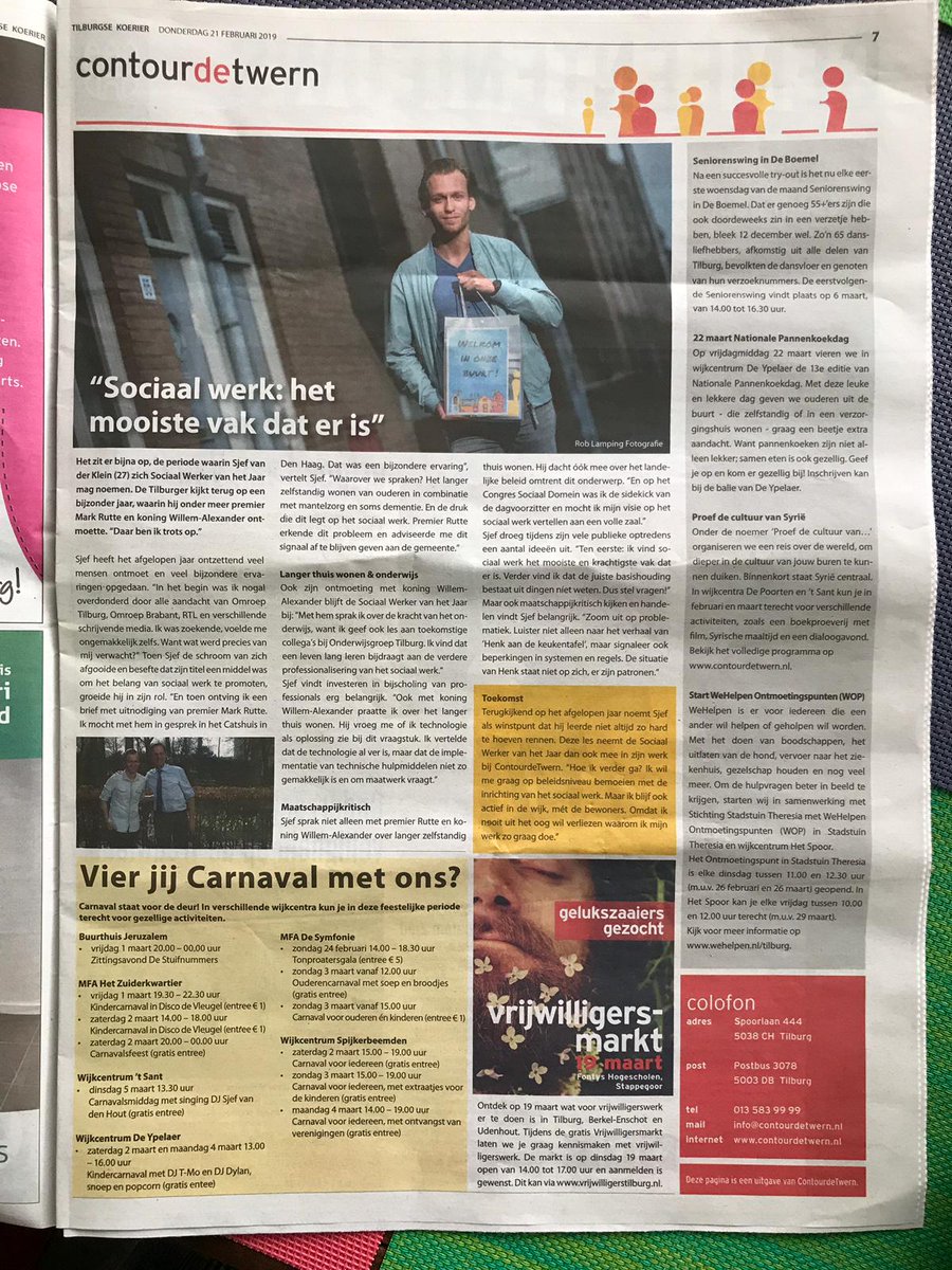 Sociaal werk, het mooiste vak dat er is! 

#sociaalwerk #Tilburg #nooitalleen 

<a href="/SociaalWerkNL/">Sociaal Werk Nederland</a> <a href="/ContourdeTwern/">ContourdeTwern</a>