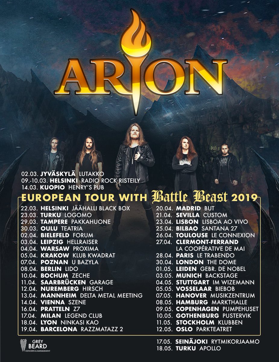 LassiVaaranen's tweet photo. Tour getting closer!! 🦹‍♂️⚡️⚡️⚡️ @arion_band @BattleBeast #Arion #BattleBeast #EuropeanTour #Music #Metal https://t.co/9gnEdrNs10