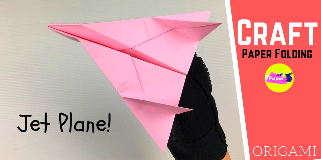How to Make a Paper Airplane Easy - Paper Jet Plane - Airplane Folding Paper (พับจรวด เครื่องร่อน กระดาษ)😎  youtu.be/2gzzsgPKc1E