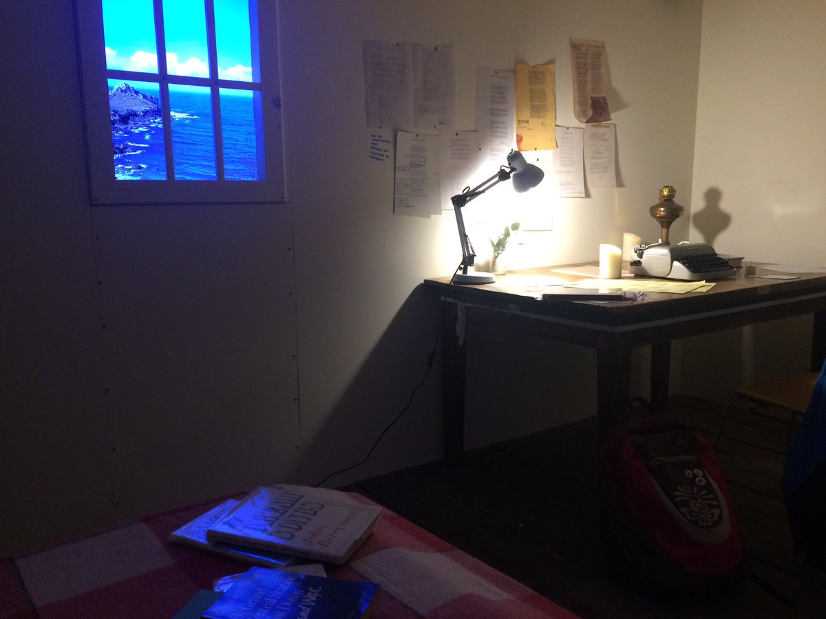 kitespotter's tweet photo. View from the interior.
#sea
#poetinresidence #Constructingspaces #WSGraham #poetry @natpoetrylib @litsouthbank https://t.co/DivgaMzBAY