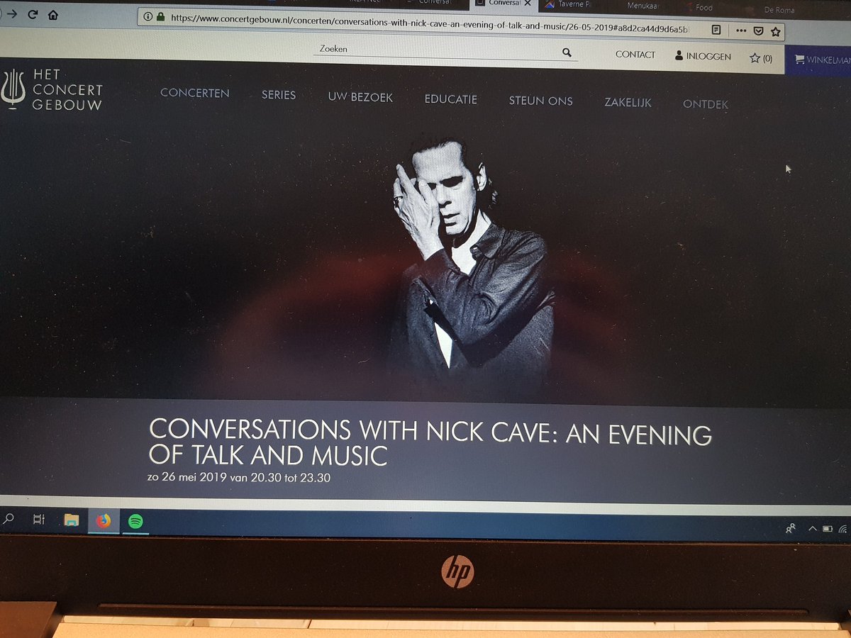 Ongelooflijk en wederom in de nabijheid van #NickCave '...Can you feel my heart beat?' #HiggsBosonBlues Was 6 oktober 2017 voor mijn gevoel zijn beste concert ever, dit belooft intensheid en diepgang... #concertgebouw #Amsterdam Just can't wait, samen met my main man <a href="/BertVeraa/">Bert Veraa</a>