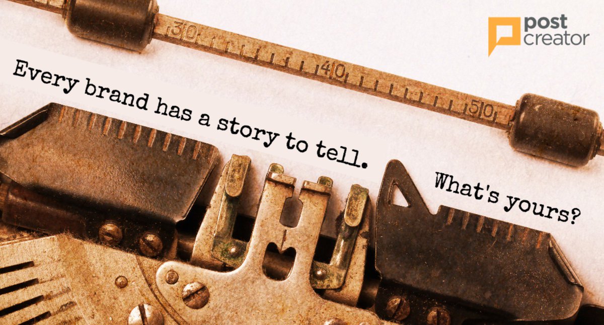 postcreator's tweet image. It's easy to tell a better brand story at postcreator.com