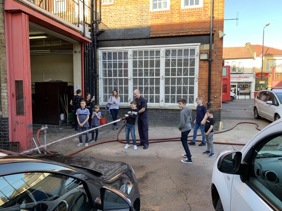 Lots of fun at #plumstead fire station today with the local community. #firefighters #halfterm #schollsout #education #fun #LFB