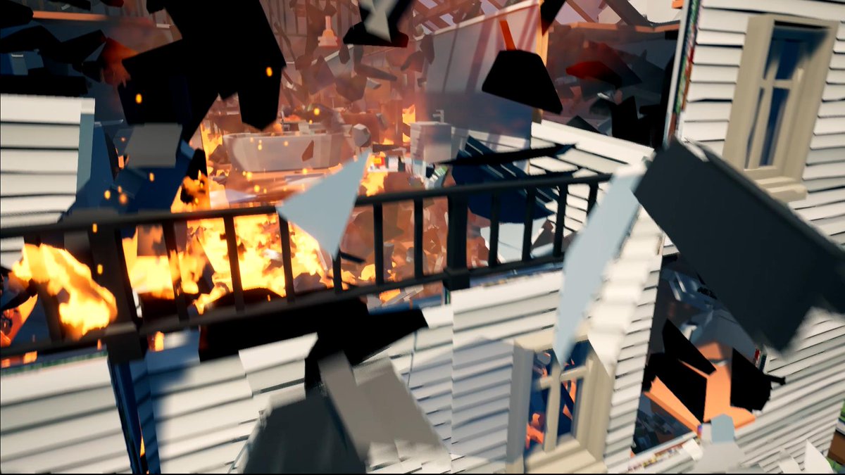 EvilCoGames's tweet photo. 💪💪💪 It's a win when you jump out of the exploding house at the last moment! 💥

https://t.co/zsoFkdBlA0 
#Steam #arsonist #gamedev #indiedev #indiewatch #gaming #indiegame #indiegames #UE4 #unreal #videogames #IndieDevHour https://t.co/WlpqXgHXzy