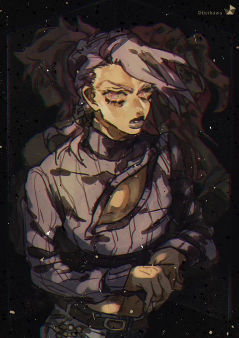 #JOJO版深夜の真剣お絵描き60分一本勝負
ドッピオ 時間オーバー失礼いたします…? 
