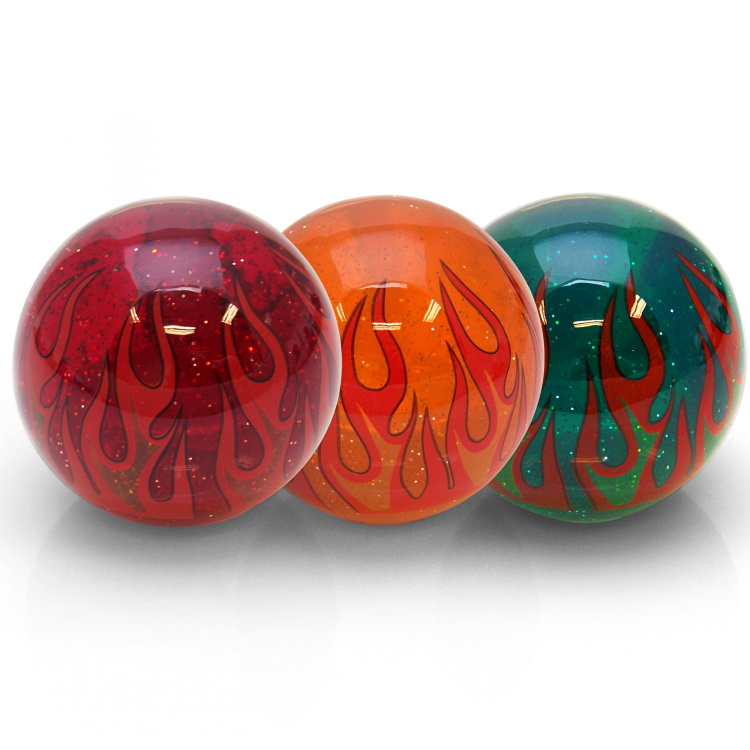 On sale now! Flame Metal Flake Shift Knobs are 35% off at <a href="/JohnnyLawMotors/">Johnny Law</a> (and they can be customized!)
Get them now: bit.ly/FlmskcsTweet

#AmericanShifter #JohnnyLawMotors #CustomShiftKnob #carparts #custom
