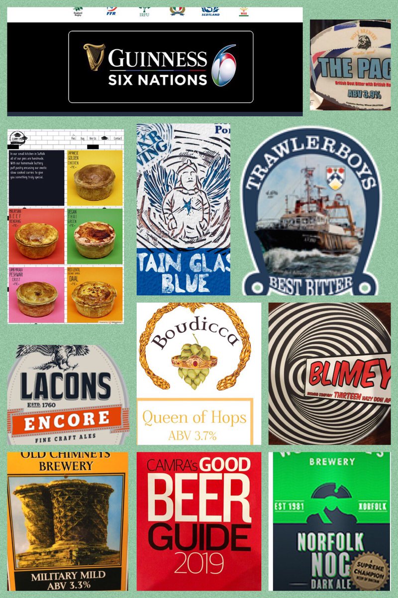 Just about fitting it all in, a busy #weekend #6nationsrugby #streetfood <a href="/Curry_Pie/">Curry Pie</a> #realales #OldChimneysBrewery  <a href="/LaconsBrewery/">Lacons Brewery</a> <a href="/WoodfordesBeer/">Woodforde's Brewery</a> @StarWingBrewery <a href="/greenjackbrew/">Green Jack Brewery</a> <a href="/BoudiccaBrewing/">Boudicca Brewing Co</a> <a href="/BlimeyBrewing/">Blimey Brewing</a> <a href="/WolfBrewery/">Wolf Brewery</a> <a href="/RealAleFinder/">Real Ale Finder App</a> #camra #Garboldisham #Norfolk 🍻🥧🏉🦊🔥🏴󠁧󠁢󠁥󠁮󠁧󠁿