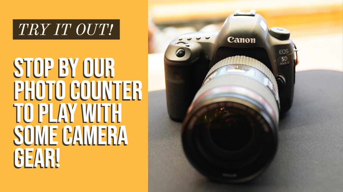Still unsure if the camera you want is the right fit for you? Stop by the #BHSuperStore to try it out before you buy!