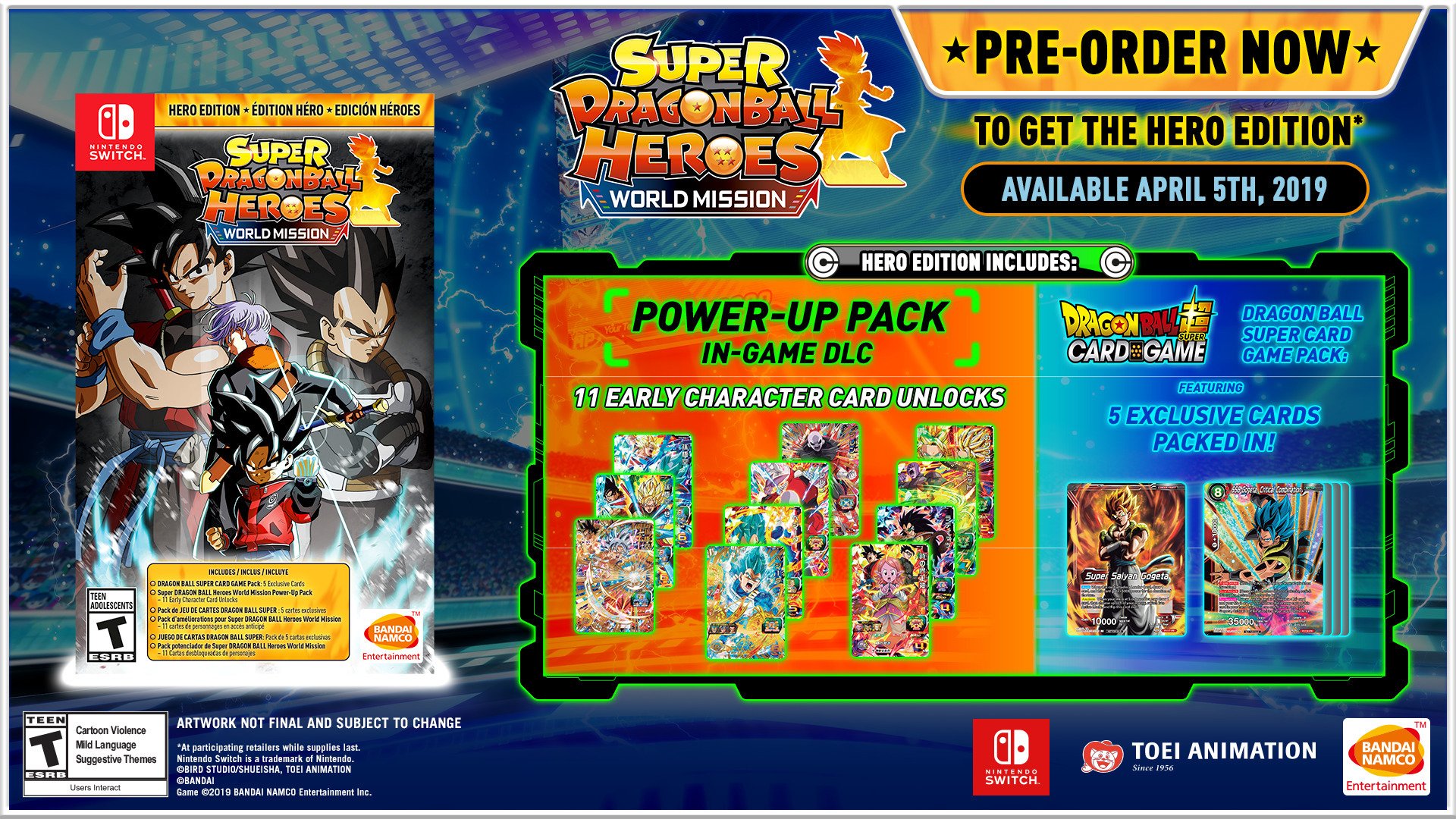 SUPER DRAGON BALL HEROES WORLD MISSION for Nintendo Switch