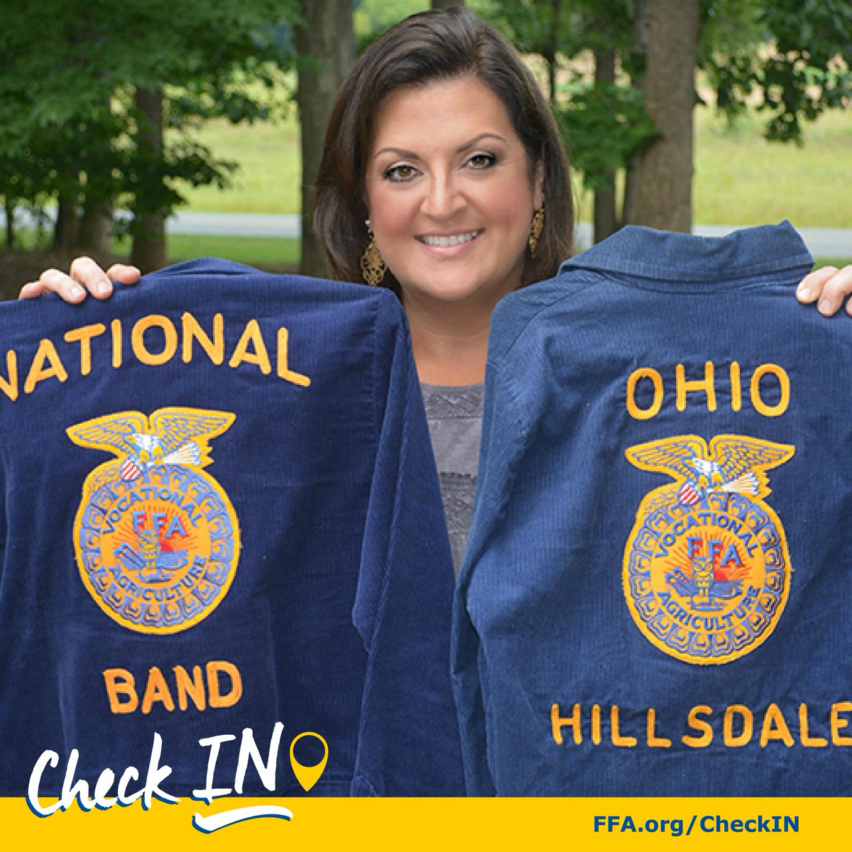 NationalFFA's tweet image. Here's a #TBT for #FFAWeek Alumni Day! 😎 

Reconnect with this extensive network by Checking IN today at FFA.org/CheckIN! 

Show your lifelong pride by sharing a pic from your FFA years. 📷 

#FFACheckIN