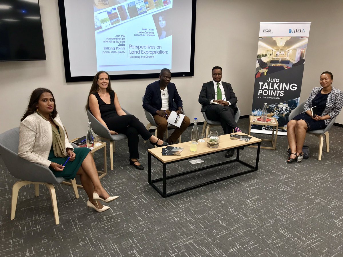 Juta_ZA's tweet photo. Join the conversation this evening as we elevate the debate on #LandExpropriation. Tweet us using #JutaTalkingPoints to put forward any questions you may have for our panel and you could win a copy of Juta’s Land Law and Governance as well as a pair of wireless Juta earphones. https://t.co/nGkyMwYxwk