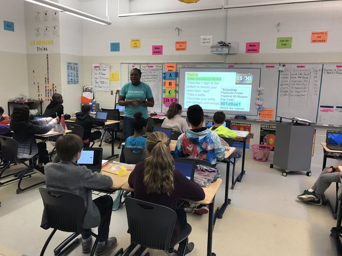 Flip grid for video discussion in Mrs. Hudson’s 6th grade math! #hwdms