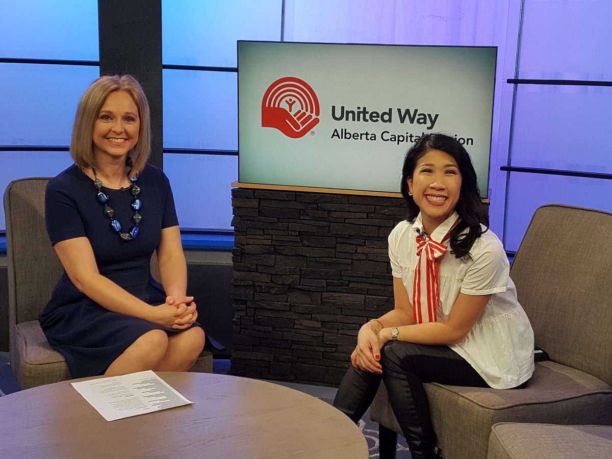 Thanks <a href="/staceybrotzel/">stacey brotzel</a> and <a href="/ctvedmonton/">CTV Edmonton</a> for helping <a href="/misssarahchan/">Sarah Chan (she/her), M.A.</a> build the excitement for tonight's  #UWRedTie. Celebrating all the community heroes who help create pathways out of poverty #UNIGNORABLE!