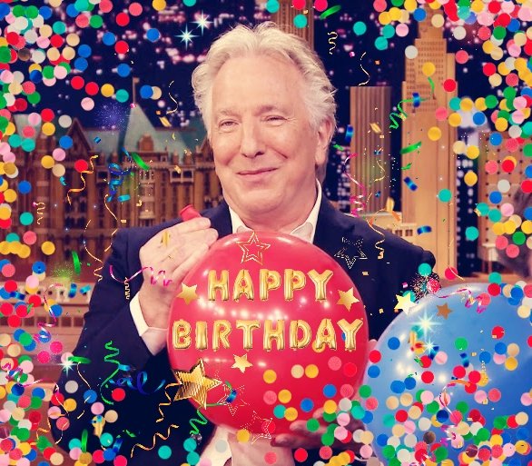 Centurienne's tweet photo. Today is a beautiful day because Alan Rickman was born on a day like this 73 yeARs ago 😍💐 Let's celebrate this heavenly day, for him, because of him 💖 💐  #Glorious21 #HappyBirthdayAlanRickman #YeAR1946 https://t.co/FQ17uG1gAX