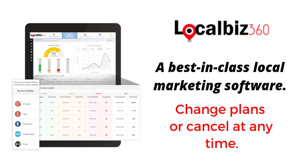 LocalBiz360's tweet image. Localbiz 360- A best-in-class local marketing software. Change plans or cancel at any time. Know more on localbiz360.com  #marketing #business #digitalmarketing #agencies #localbusiness #brand #franchise