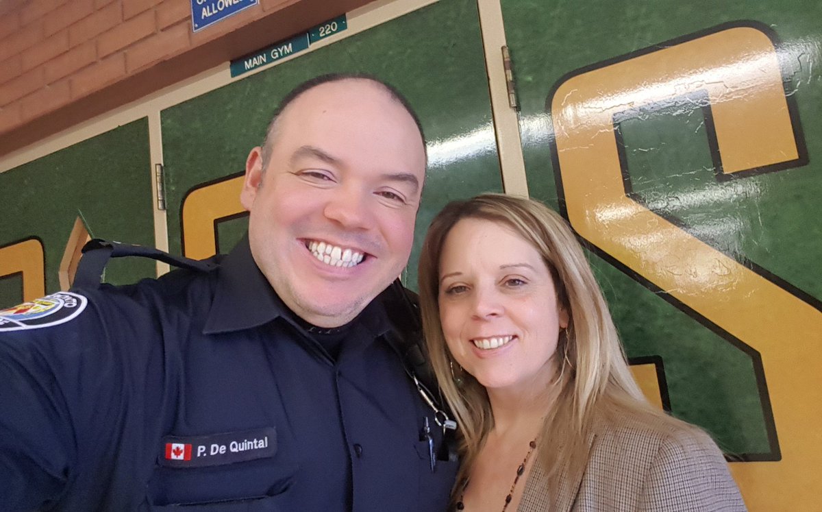 StarWarsCop's tweet image. Made a pit stop to see one of my favourite people, my partner from the #starwars #breakfastprogram days. Miss her and miss Chaminade College Ss. Might not team up together as often but a friendship for a lifetime. #community