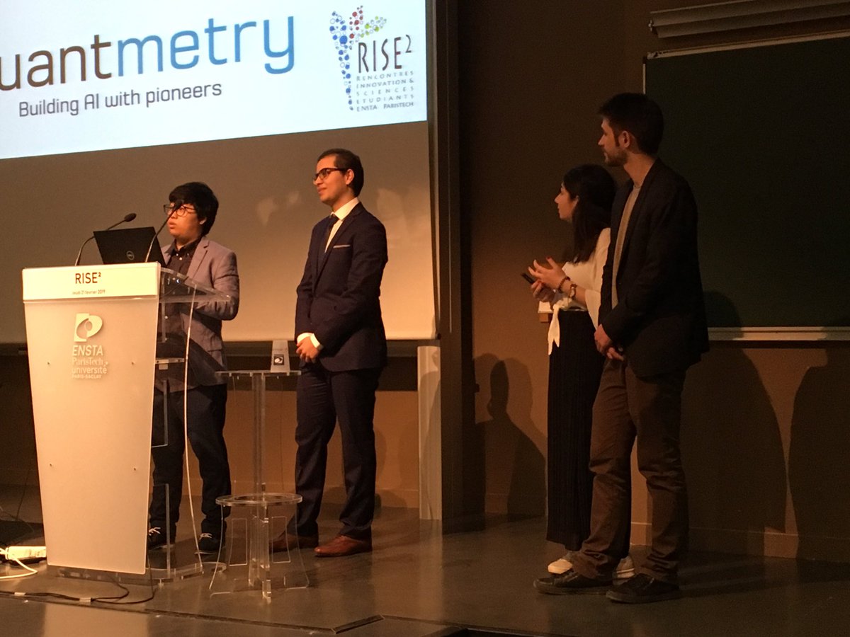 RISE2_officiel's tweet photo. Félicitations à Pelopou, qui développe un dispositif anti poux, d’avoir remporté le prix du Salon des innovateurs de @RISE2_officiel décerné par @Quantmetry ! #RISE2 #innovation @ENSTAParisTech @ENSTA_Alumni @ENSTA_ve @mondedesgeu @SylvainAllemand https://t.co/c5g7oTiWKM
