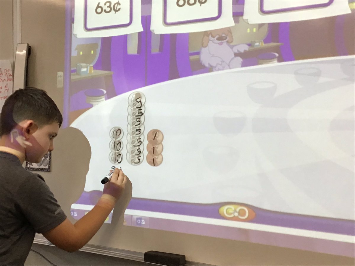 MsSimpsonClass's tweet image. Counting up coins using #MegaMath on #ThinkCentral. #HawksSeekUp #HawksLEAD @CSESHawks