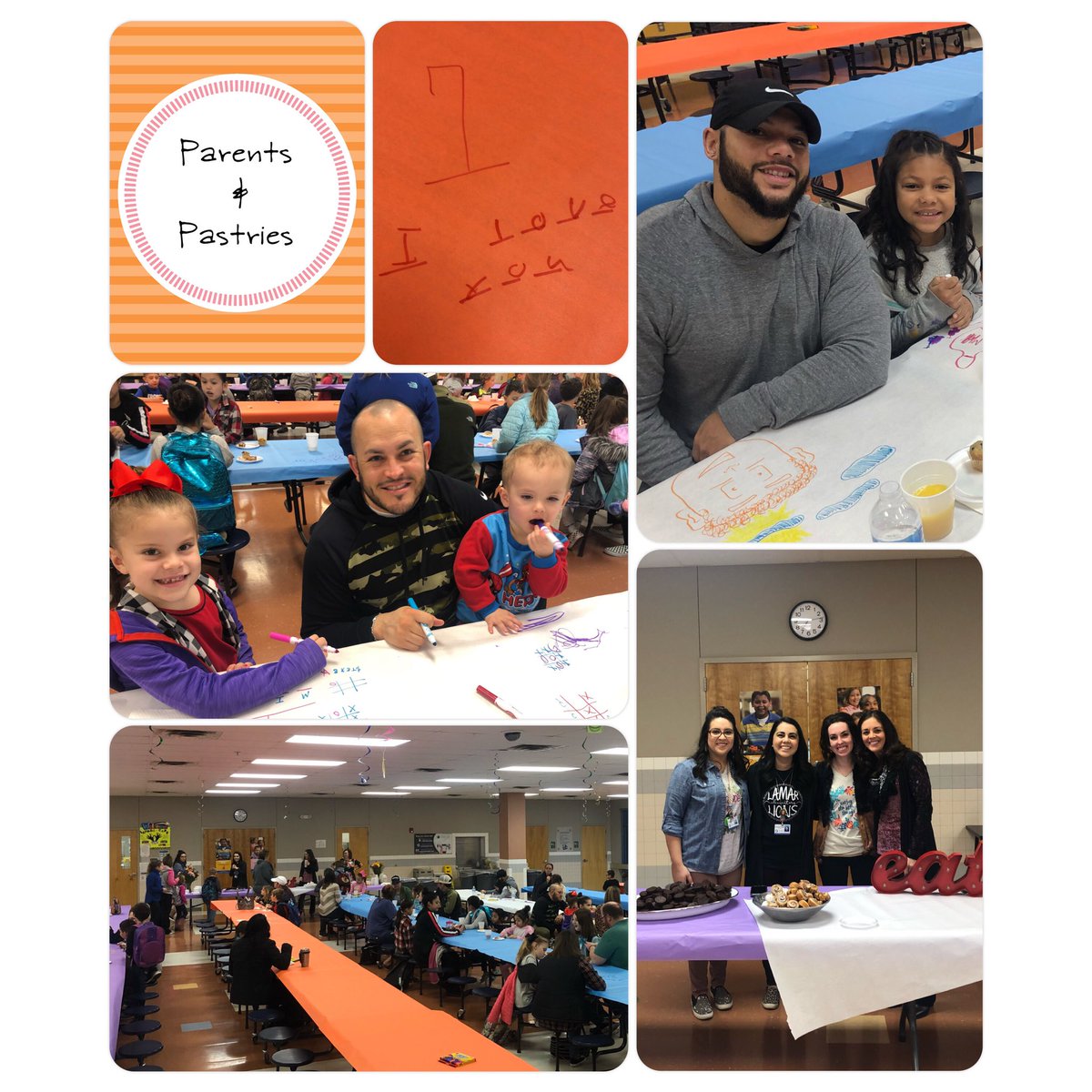 This morning 3rd grade Parents and Pastries was great fun!