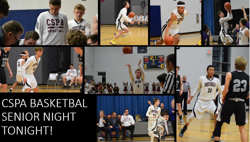 CSPA plays tonight, Thursday, at CSA Hartland vs. Morrice HS. (2/21/19) JV at 6:00. Prior to the Varsity game we will Celebrate or Seniors! Varsity at 7:30. <a href="/csadistrict/">Charyl Stockwell Academy District</a> <a href="/LivCountySports/">Press & Argus Sports</a> <a href="/BillKhan/">Bill Khan</a> <a href="/WHMI/">WHMI</a>  <a href="/TimRobinsonSE/">Tim Robinson</a>  LET'S GO SENTINELS!