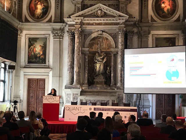 EticaSgr's tweet photo. Al #QUANTvenice oggi @fedeloconsolo ha tenuto la conferenza "Turning #ESG Analysis into a competitive advantage". Sempre più investitori istituzionali si interessano a investimenti sostenibili e responsabili (#SRI), siamo felici di affermare che è il nostro lavoro da 20 anni https://t.co/8T7xVvZ8WO