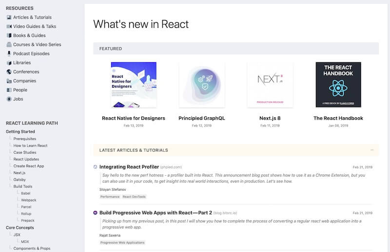 kheruc's tweet image. reactresources.com  now includes 2200 @reactjs resources in 138 topics, by 1020 developers