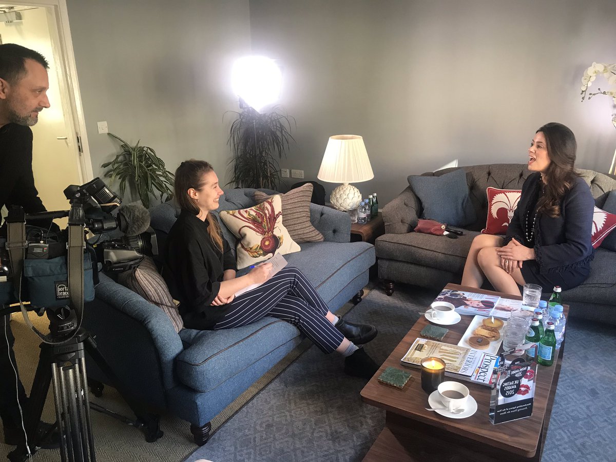 Huge fun filming with <a href="/RTUKnews/">RT UK</a> discussing all things Brexit and dating! Watch this space... #drawingdownthemoon #matchmaker #dating