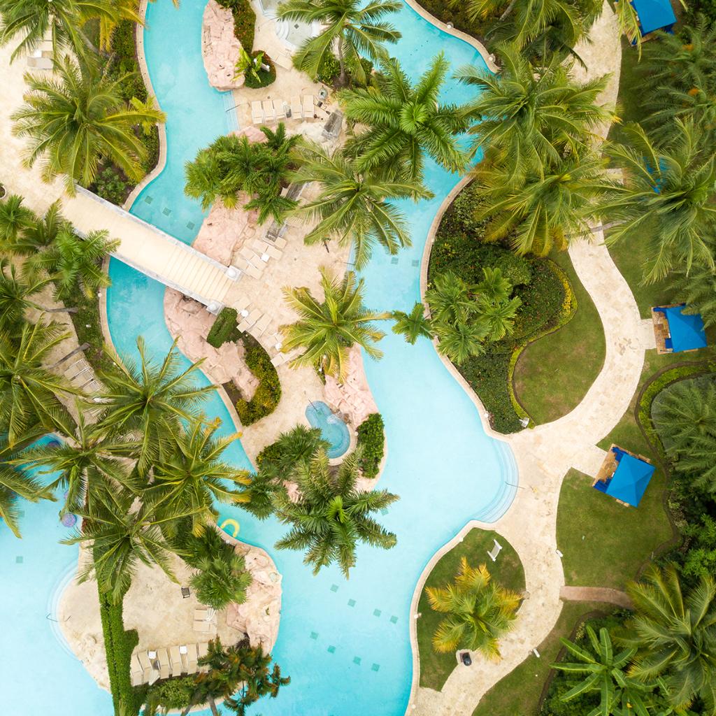 HiltonHotels's tweet photo. Sometimes all you need is a new perspective 🌴🌴🌴@RoseHallResort 
📸IG: funlifecrisis https://t.co/8vix4TOr7I