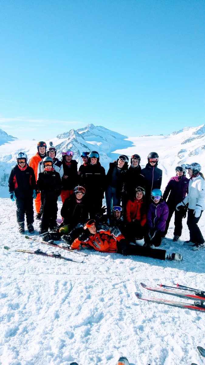winstonski2019's tweet photo. Great to see everyone is improving! Some groups went to the WW1 museum at the glacier. #wcsc #skiing #glacier #passotonale #PonteDiLegno #italy #snowboarding https://t.co/MPlVHyoPvn