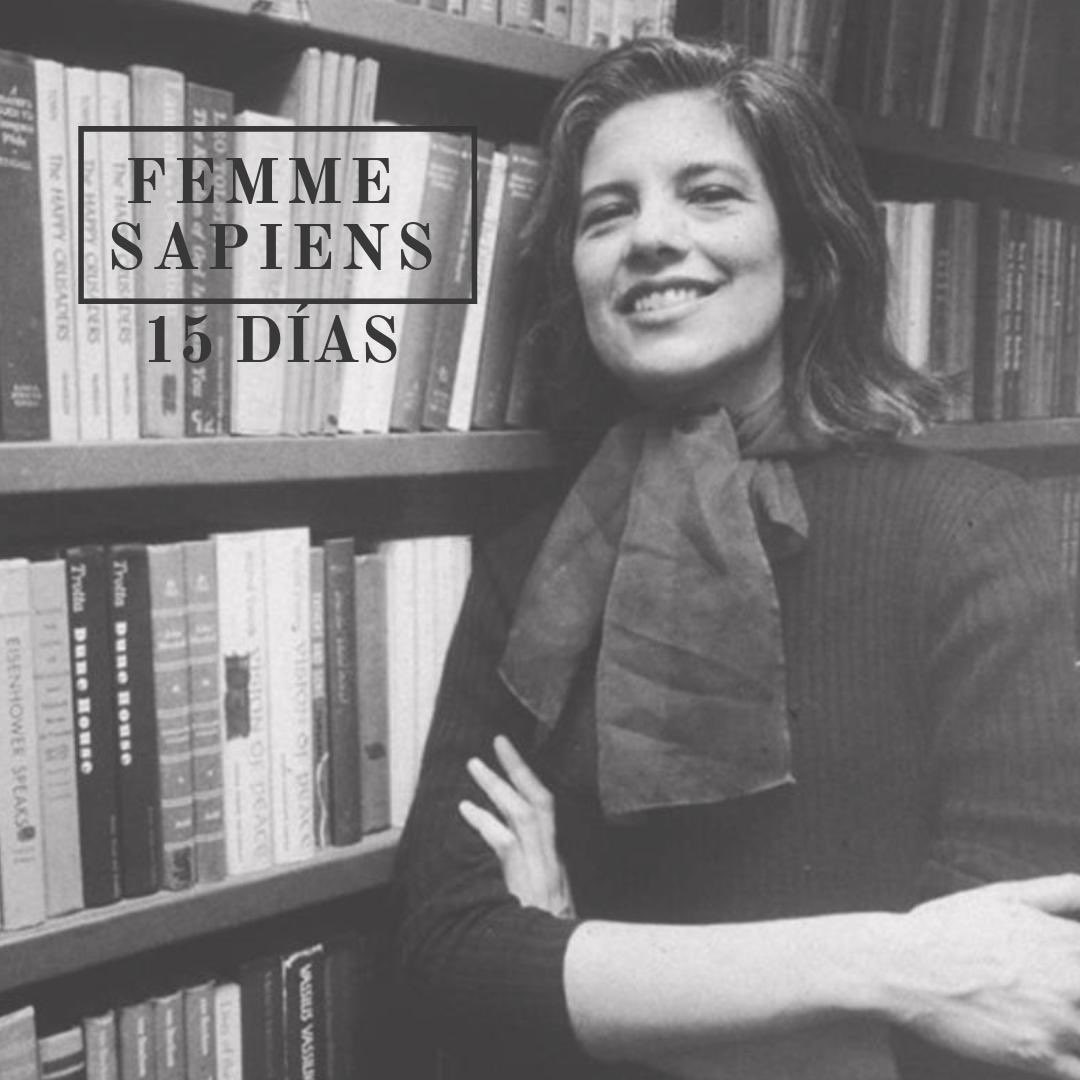 FemmeSapiens's tweet photo. ¡Sigue la cuenta atrás para que vean la luz los primeros artículos! Hoy vindicamos a Susan Sontag, cuya faceta #feminista ha sido muchas veces obviada. Crítica con el canon de belleza patriarcal y consciente de la importancia de la #sororidad como valor, su legado es incalculable https://t.co/yFx1Z1XvP0