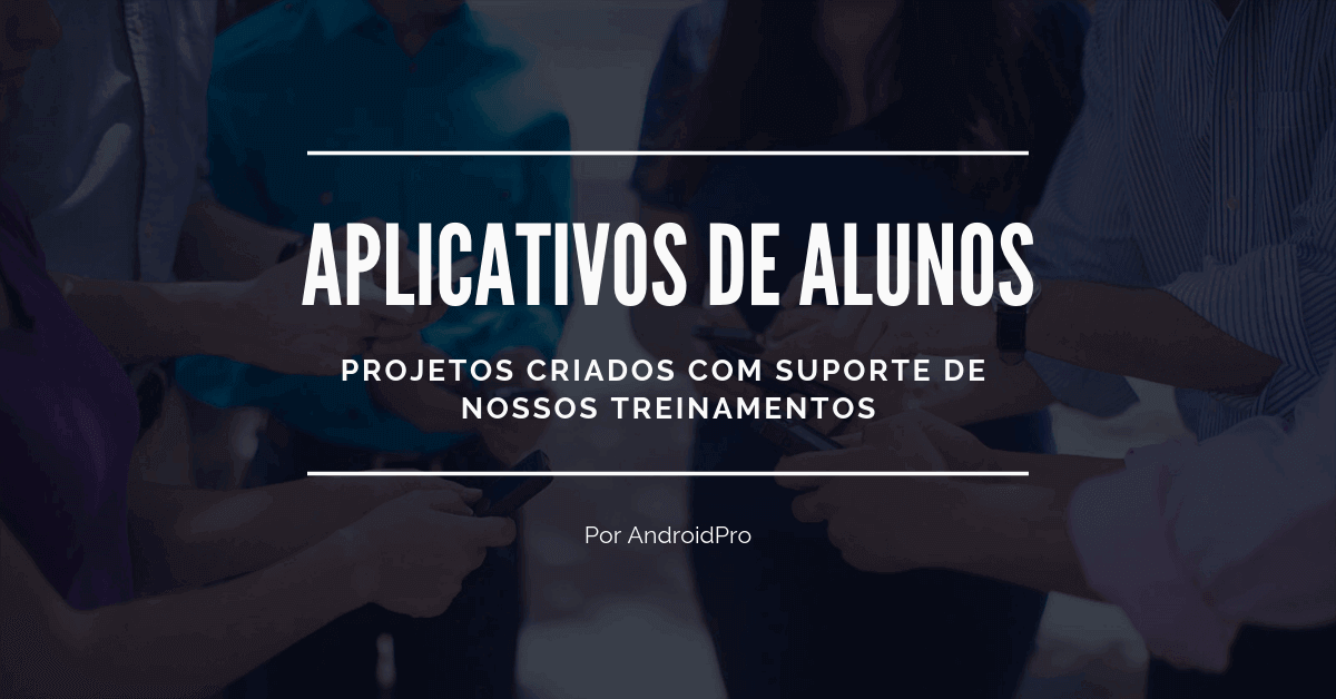 AndroidProDev's tweet image. Veja os projetos de alguns de nossos alunos.
androidpro.com.br/lp/aplicativos…
#AndroidDev #Android #AndroidStudio #Java #Kotlin