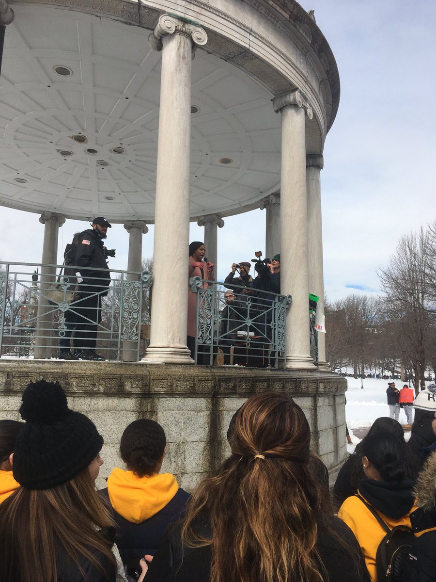 YTTFBoston's tweet photo. “I respect youth voice.” - Congresswoman Pressley https://t.co/HhXD4gWdqJ