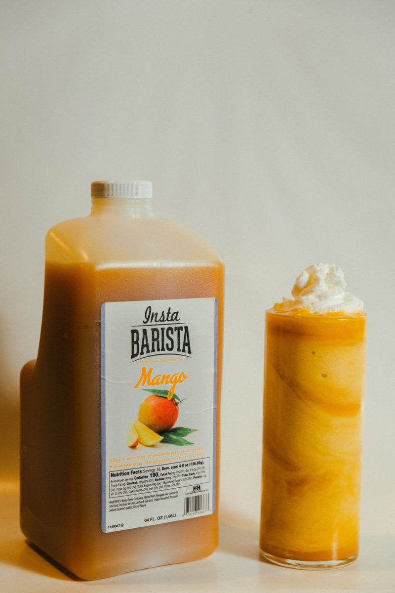 HHProductsCo's tweet photo. Insta Barista Mango Smoothie Mix 64 oz. https://t.co/eSKY04qoSw https://t.co/jXkYiTutxW