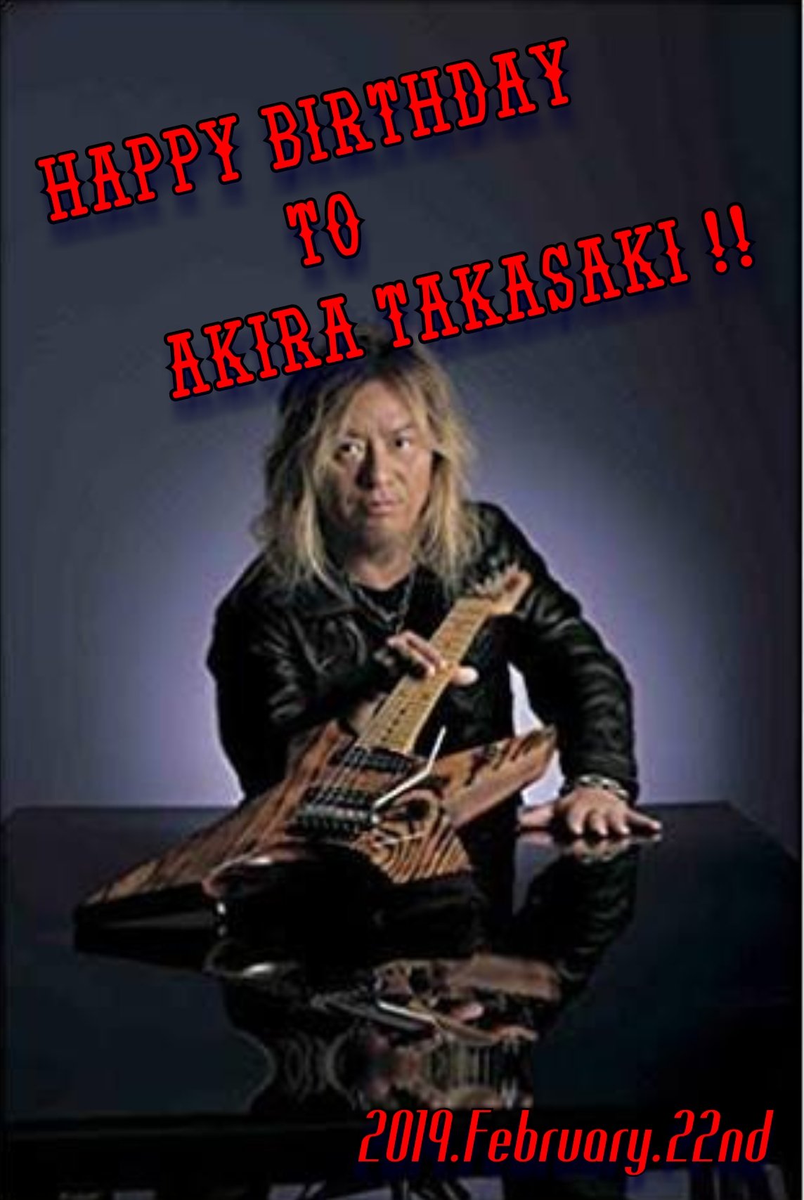 Happy Birthday AKIRA TAKASAKI !!

(( ´  )  58th Years  (´   )

2019.February.22nd 