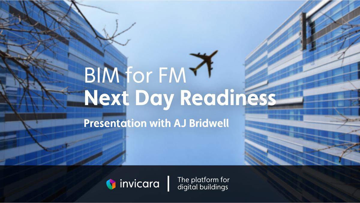 We’ve had a great time at #airportsymp! Kick off your day with a visit to booth 402 to discuss how planning ahead with BIM can save time and money, followed by the session “BIM for FM Next Day Readiness,” with AJ Bridwell of Invicara, at 2pm.