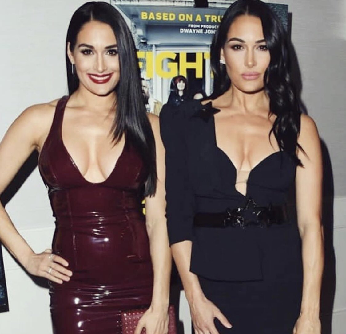 NikkiAndBrie's tweet photo. Fighting with my Family is an incredible film!! @RealPaigeWWE story is so inspiring! This movie is a must see!!! I cried, laughed and was moved 👏🏼❤️ @MGM_Studios @wwe #FightingWithMyFamily https://t.co/AD5YzRd7Rc