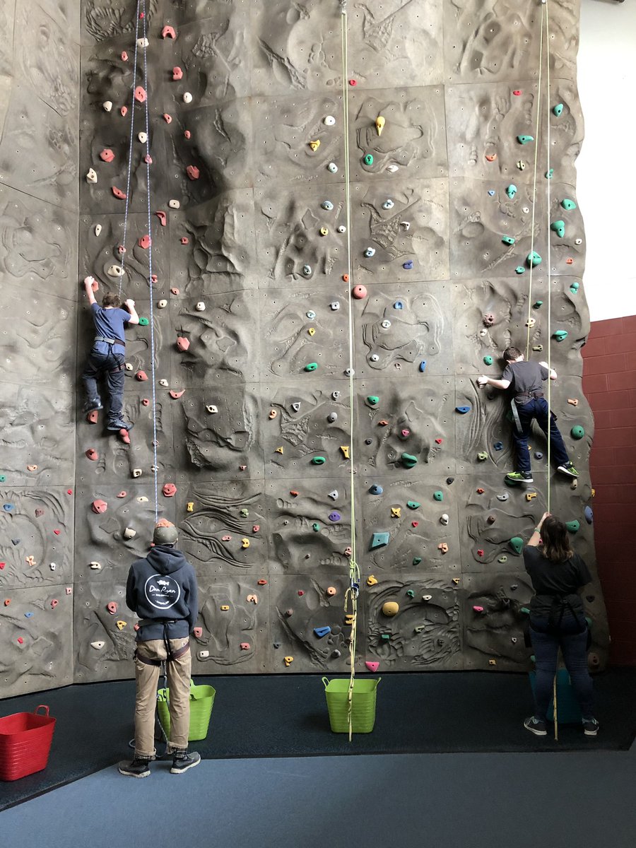 CI_kbendson's tweet photo. And now the ROCK WALL! https://t.co/U64fFL5TSy