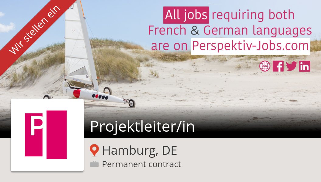 #iksGroup stellt eine/n #Projektleiter/in in #Hamburg ein, bewerbe dich jetzt! #stelle https://workfor.us/perspektivjobs/2ta …