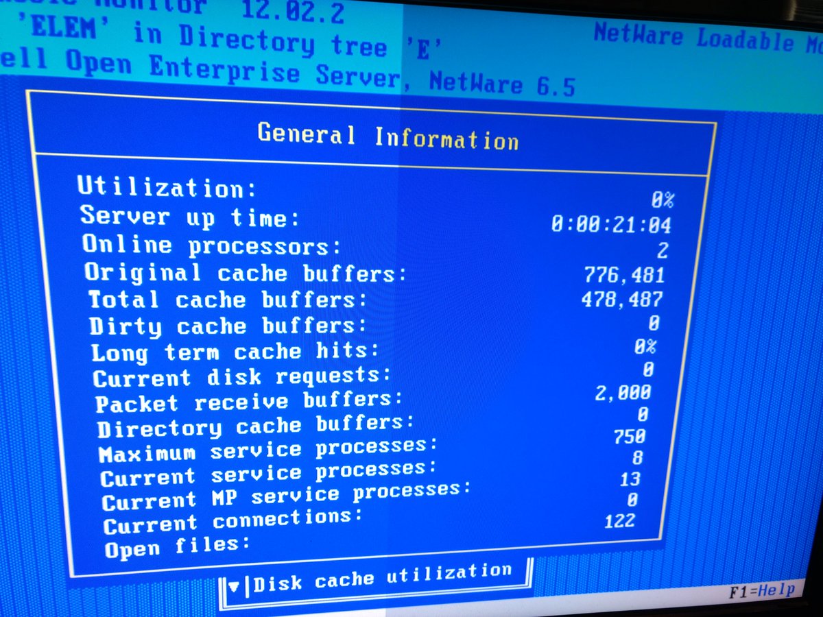 moriskod's tweet image. The strange things that boot up on a random hard drive to be tested. #netware #novell