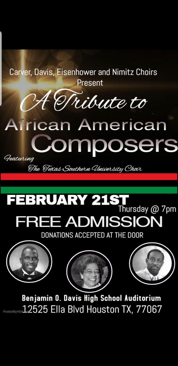 Come out and enjoy a night of spirituals
