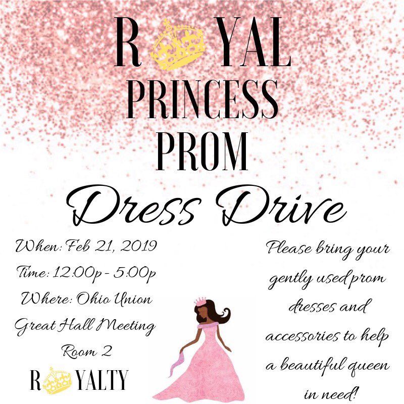 royaltyosu's tweet photo. Today!!!! Happening right now!!! Please donate any gently used Prom dresses for a girl in need!!! We will be sending a few deserving girls to prom this year! Help make this day special for them!! https://t.co/3eE8777Nyf