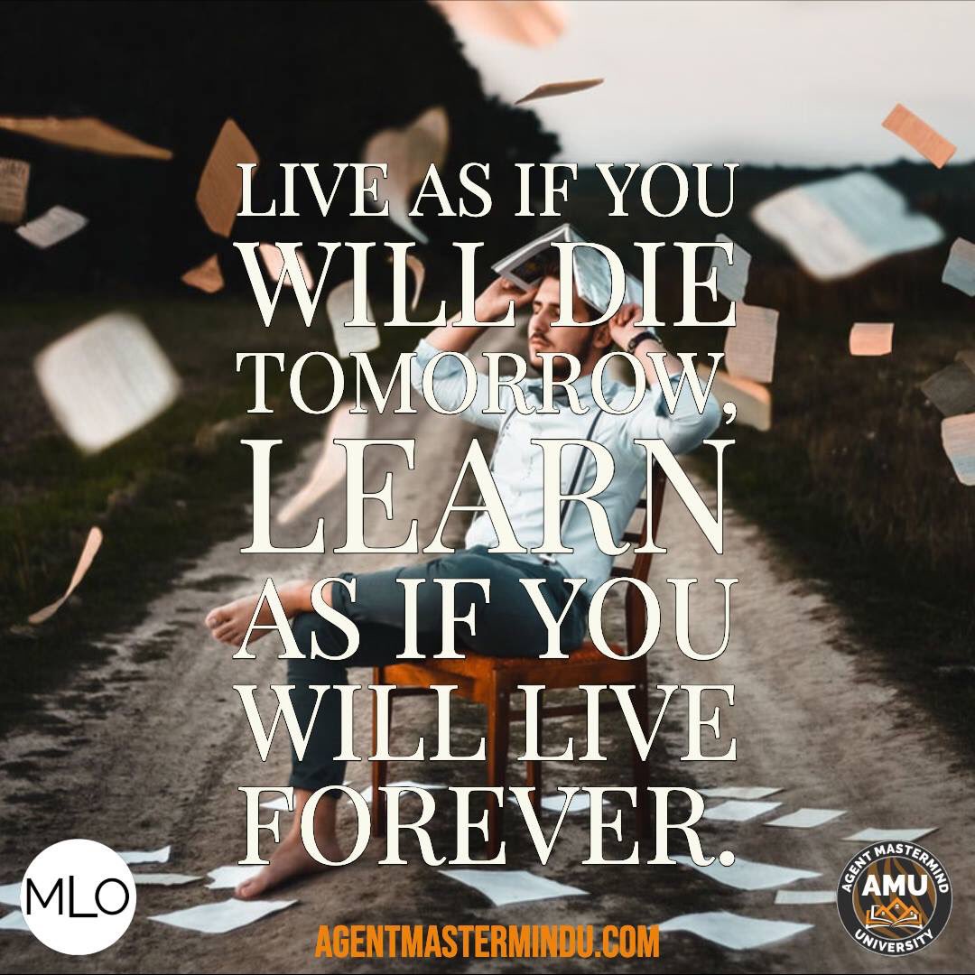 Become a lifelong student. I found that the more you learn the more you will earn.  Keep pursuing education daily, while you hone your skills and craft.  If you need help on what to focus on, let's talk about it.  #MLOBOOK #MLO #AMM #AMU