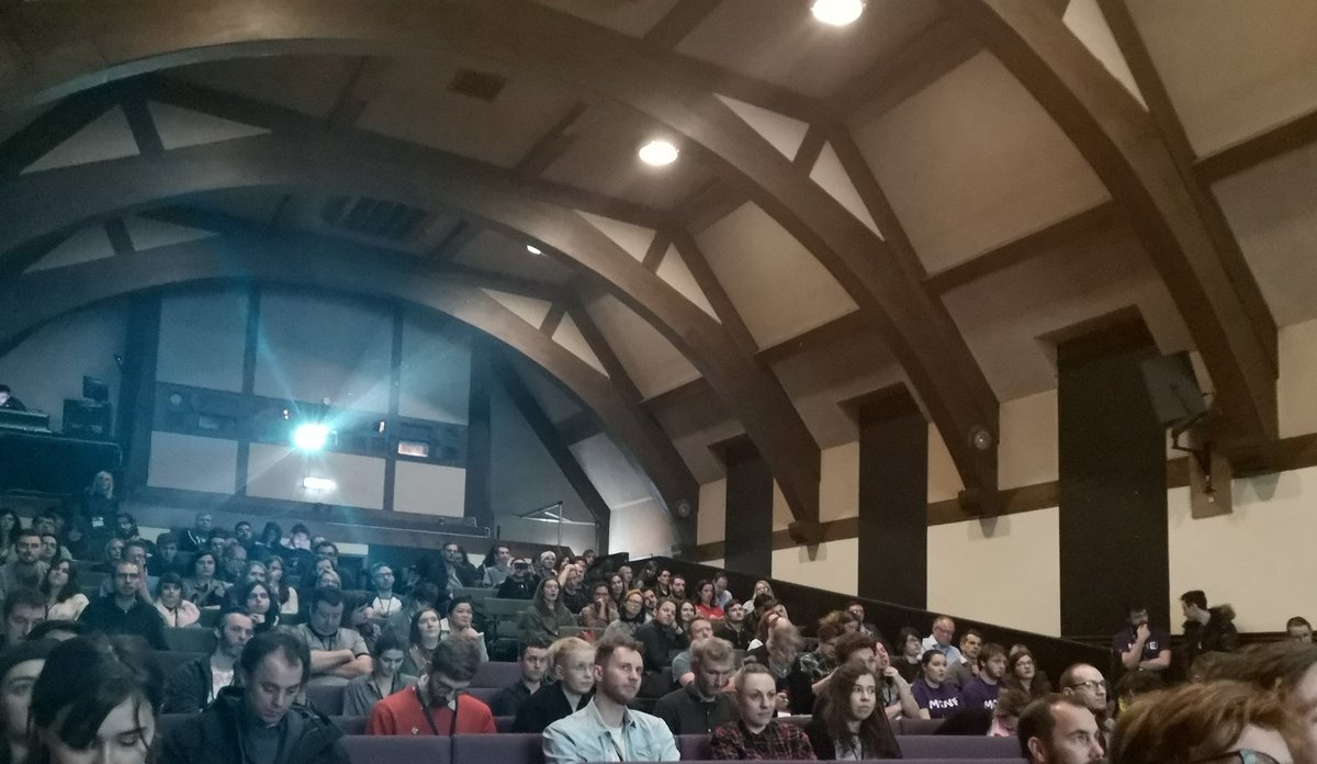 StampedeStudio's tweet photo. The final keynote at #movesummit19 from @nexusstories has the audience rapt https://t.co/XUooL4kE5n
