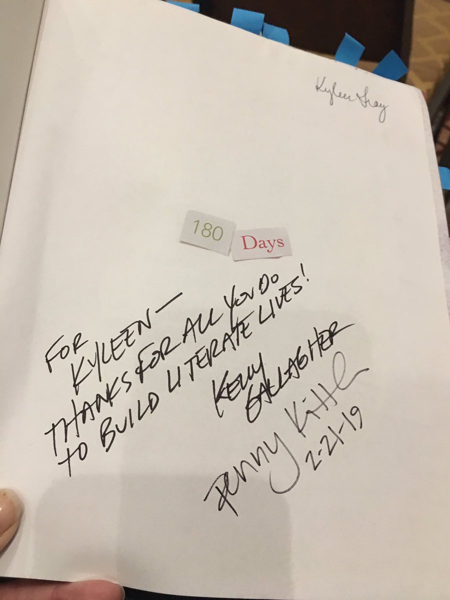 TCHevolution's tweet photo. #literacyfan #180days @pennykittle @KellyGToGo #inspired https://t.co/76qFFhm8rK