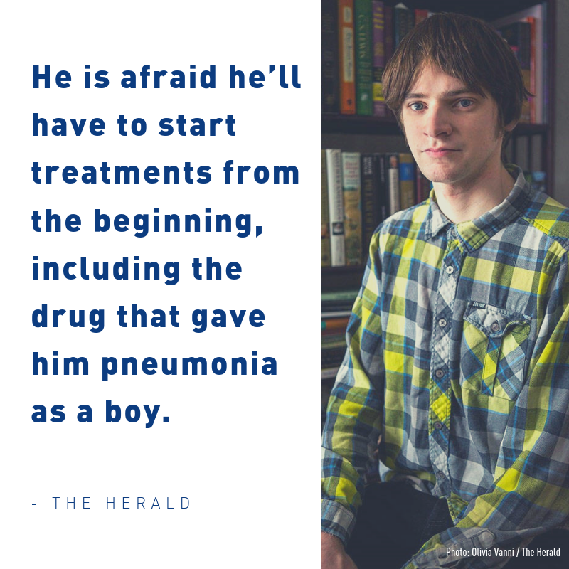 NPF's tweet photo. Levi knows which medication works best to control his #psoriaticarthritis but #steptherapy continues to haunt him. #HB1879 will put protections in place to make sure Levi doesn't have to #failfirst again. #NPFadvocacy #SupportHB1879 #SupportPatientAccess https://t.co/auwXW6jZUS https://t.co/lrLcX192gu