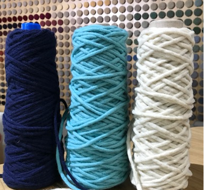 Flooring can often be one of the least innovative features of interior design, so why not make use of non-traditional fabrics, such as highly textured and chunky felted yarns, to give your living spaces a touch of originality and freshness? #wool #InteriorDesign #carpet